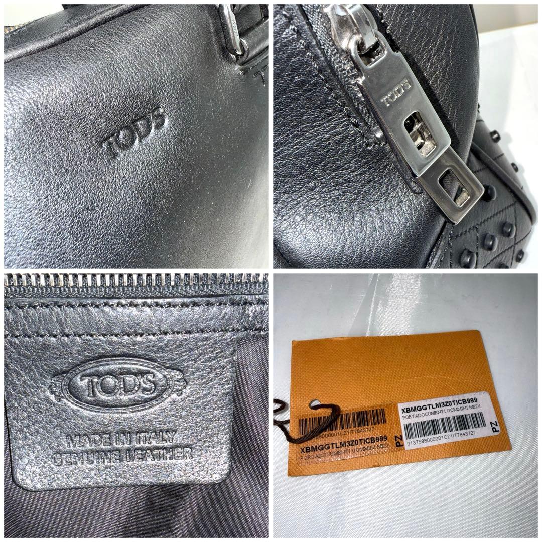 ✨美品✨TOD'S トッズ 2WAY レザー ビジネスバッグ ブラック - メルカリ