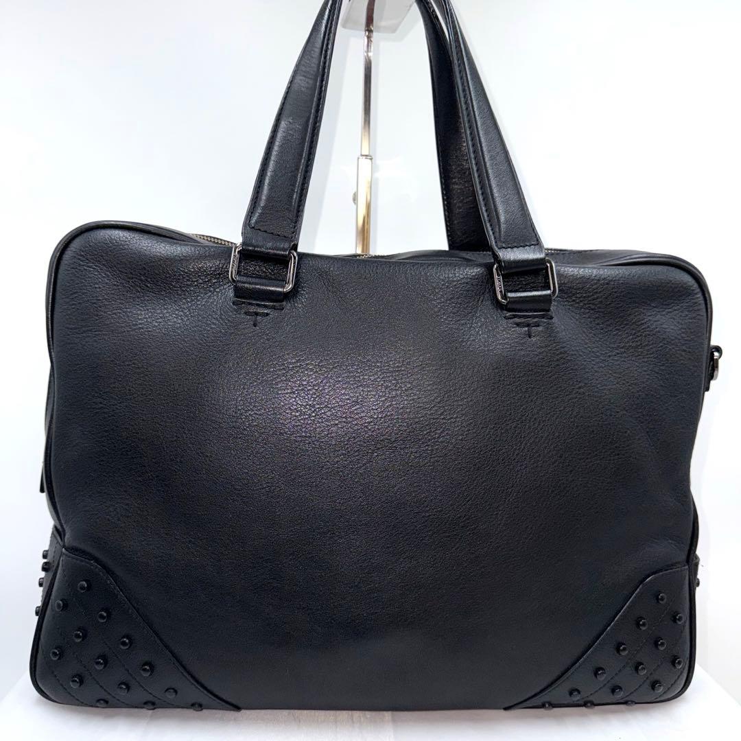 ✨美品✨TOD'S トッズ 2WAY レザー ビジネスバッグ ブラック - メルカリ
