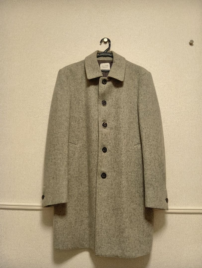 UNITED TOKYO グレー チェスターコート サイズ3 - メルカリ