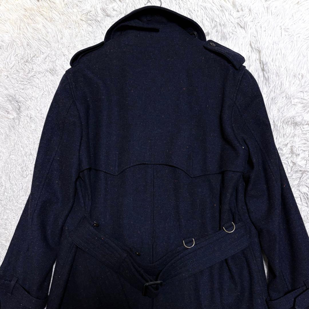 極美品】アクアスキュータム 最高級トレンチコート ネップ入り生地