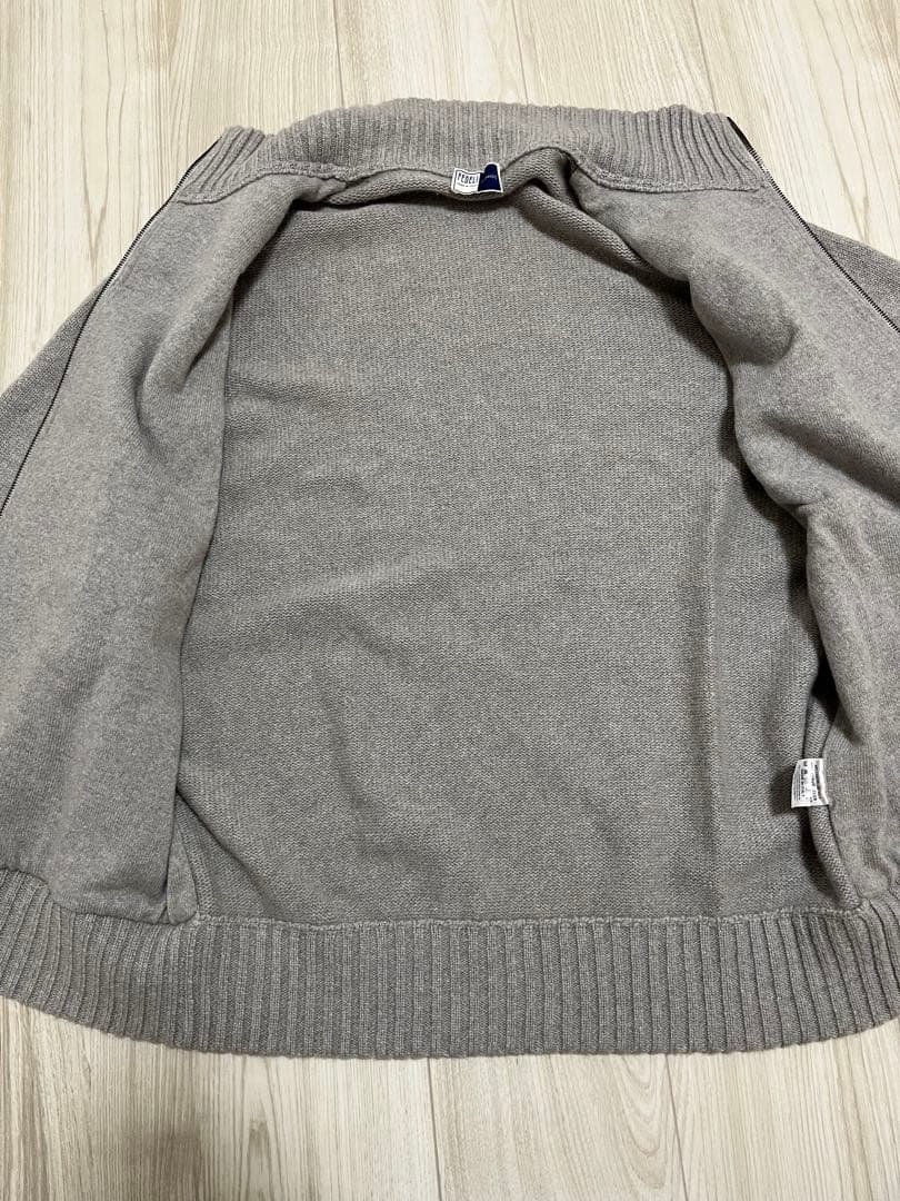 FEDEL ニット革ブルゾン カシミヤイタリア製
