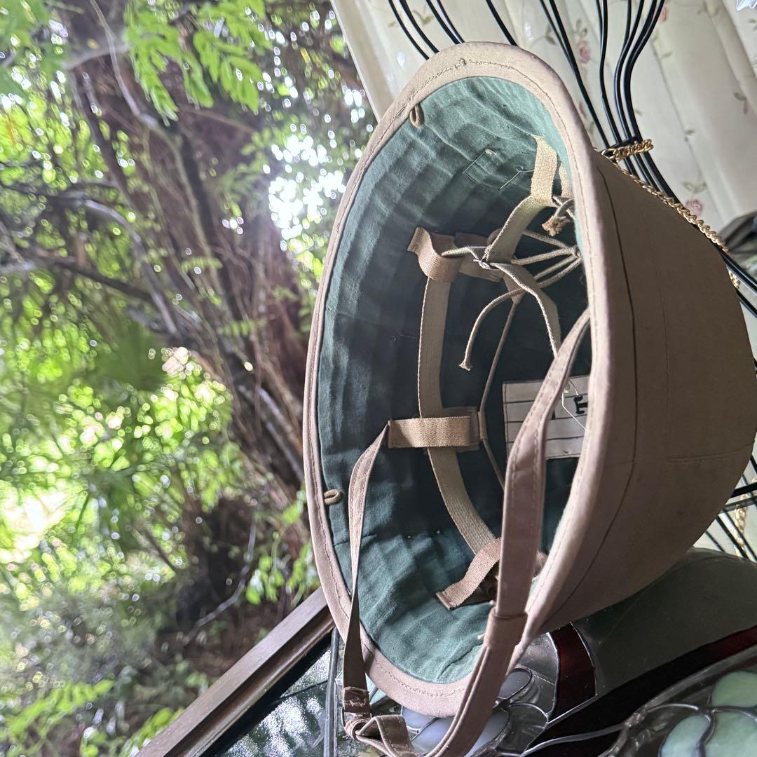 2164様感謝‼️昭和17年ブッシュヘルメット布製 士官 大日本帝国旧日本