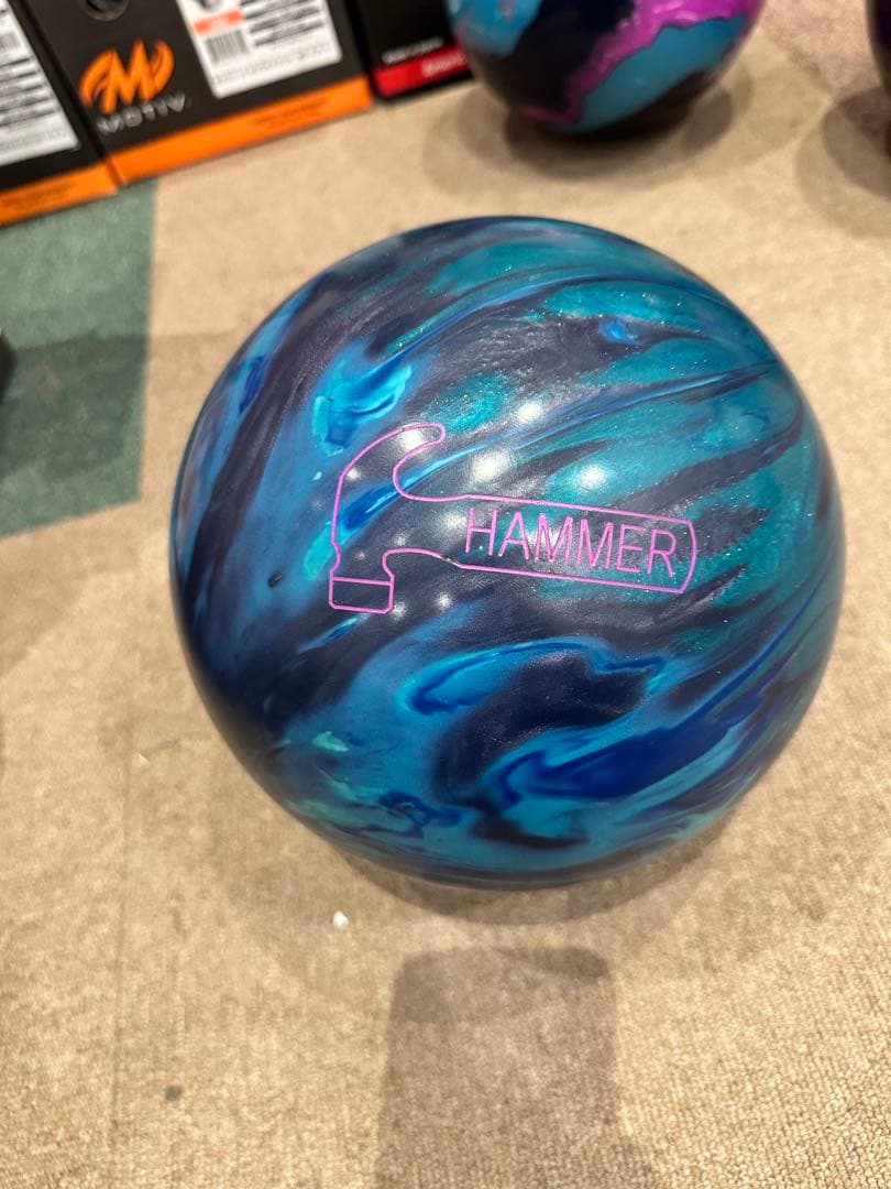 ☆美品☆ハンマー バイオレントエフェクト ボウリングボール15ポンド
