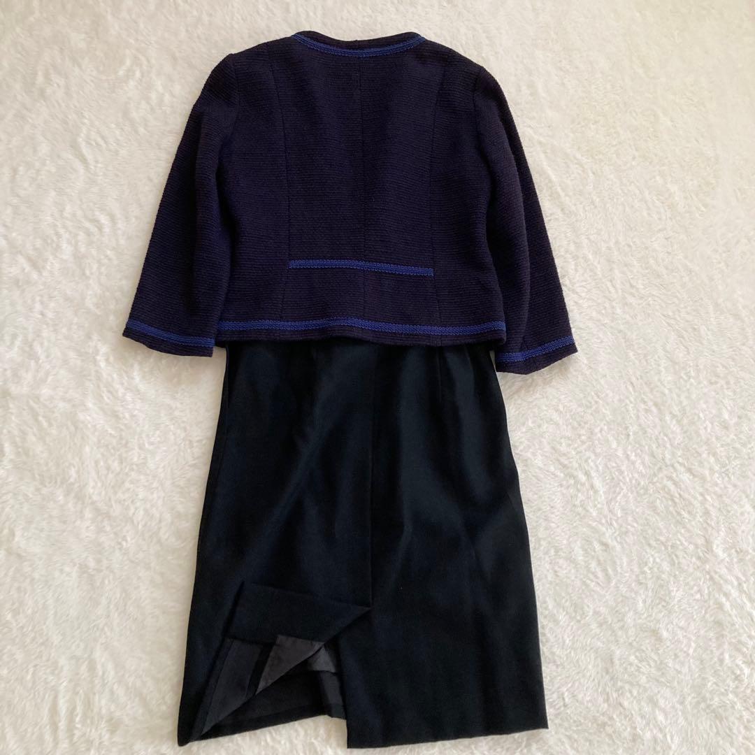 イヴサンローラン セレモニースーツ ネイビー ブラック S ジャケット