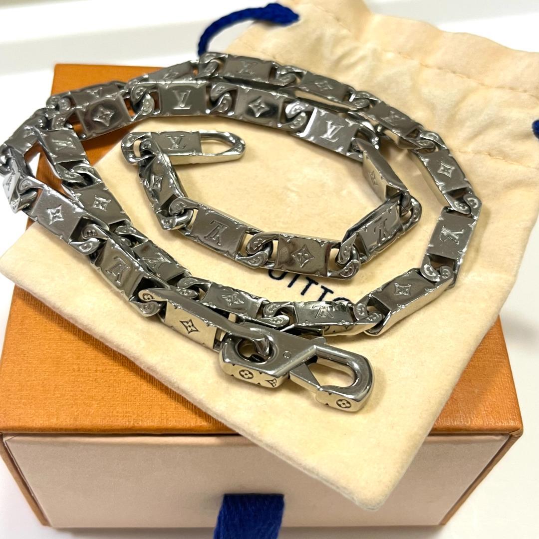 しぃ です！LOUISVUITTON モノグラム タイドアップ ネックレス ルイ・ヴィトン(LOUIS VUITTON)ルイ・ヴィトン ネックレス・モノグラム