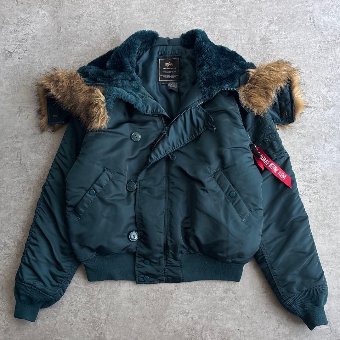 ALPHA INDUSTRIES【XL】N2B フライトジャケット ネイビー - メルカリ