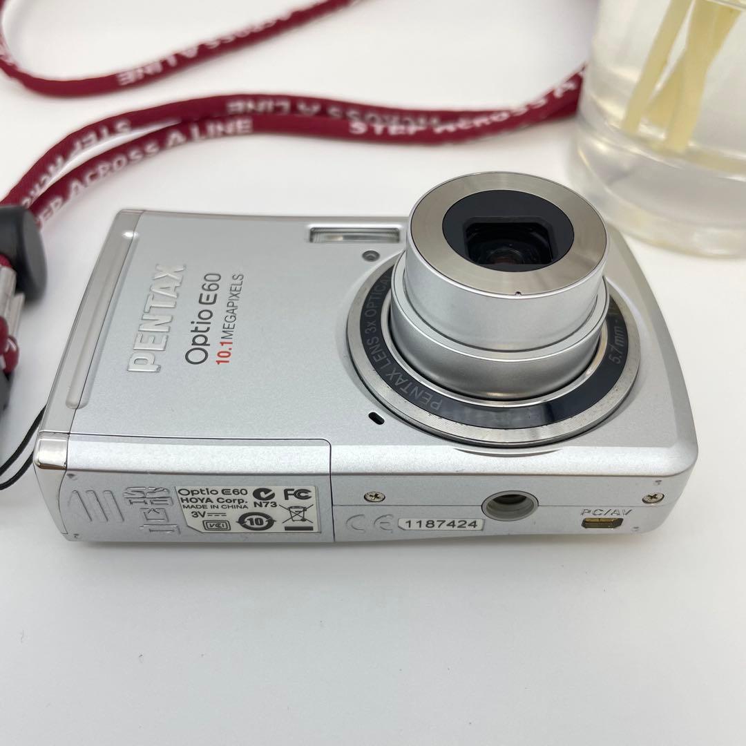 動作確認済✨PENTAX Optio E60✨スマホ転送OK 単三電池 可愛い