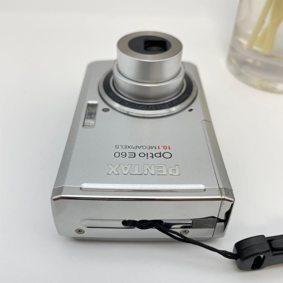 動作確認済✨PENTAX Optio E60✨スマホ転送OK 単三電池 可愛い