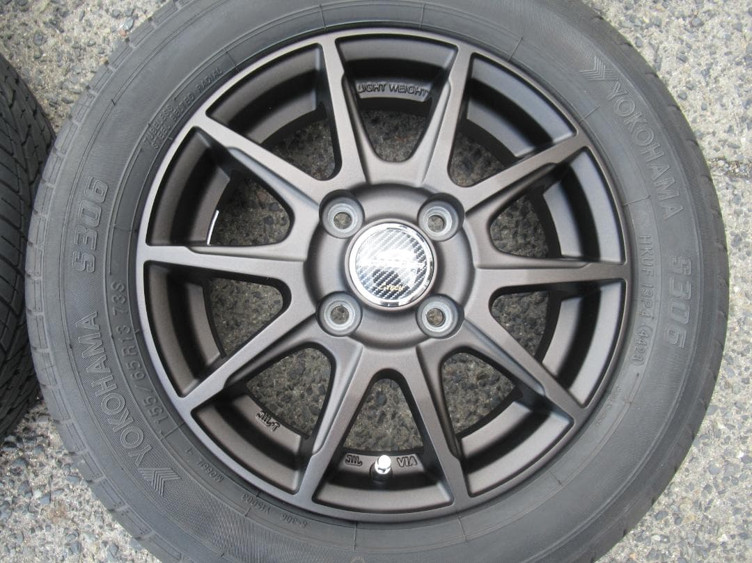 155/65R13 S306 シュナイダー アルト ラパン エッセ等 手渡しOK - メルカリ