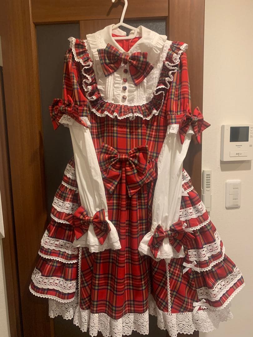アンドロミオ タータンチェック柄ワンピース - メルカリ
