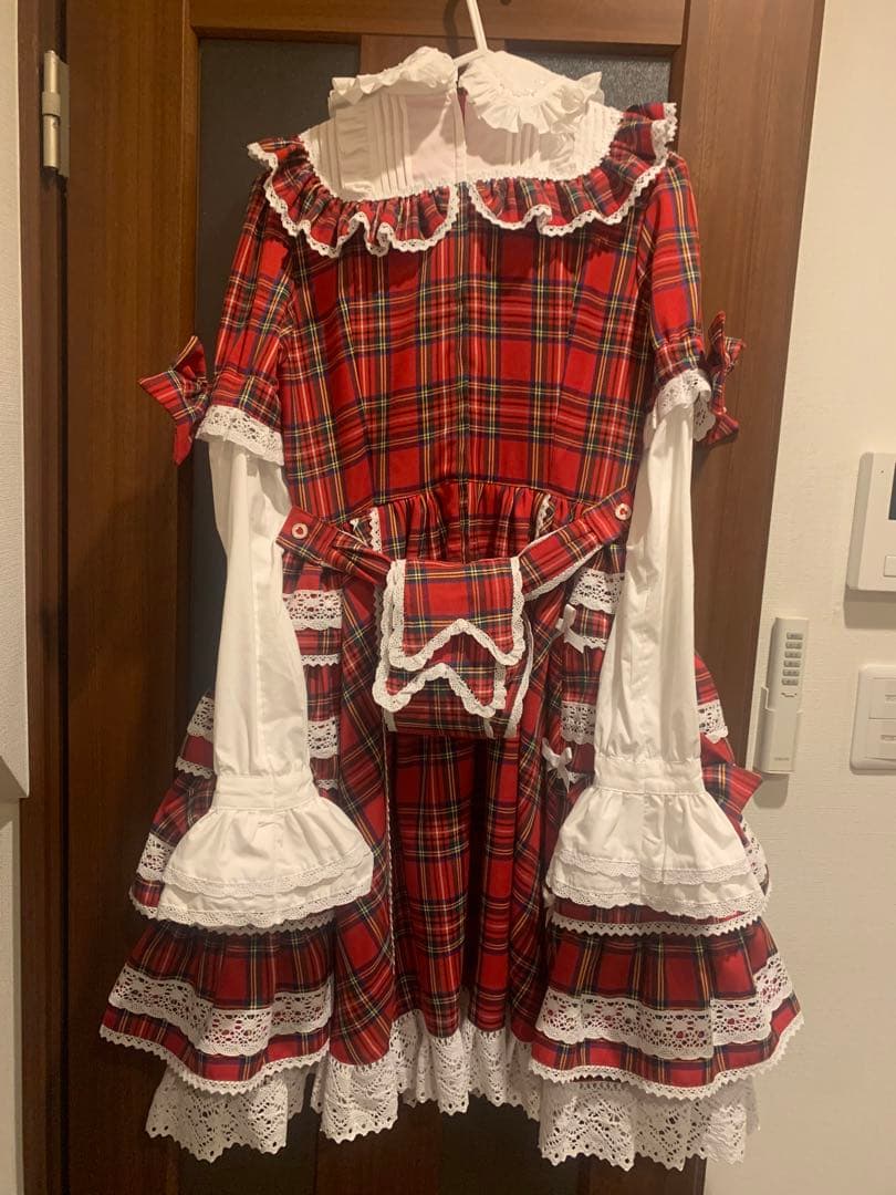 アンドロミオ タータンチェック柄ワンピース - メルカリ