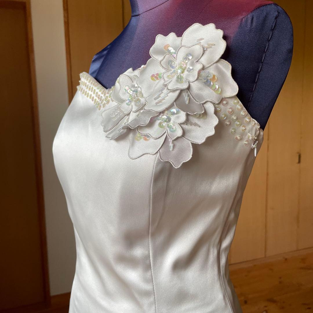 ロングドレス PREFERENCE 演奏会 ステージ発表会 キャバ 演奏会 ロングドレス 演奏会用ドレス 薔薇柄ジャガード ブラック