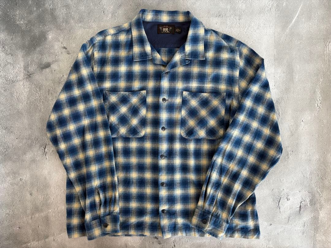 RRL オンブレチェックシャツ XXL ラルフローレン | 激安通販のイーサプライ