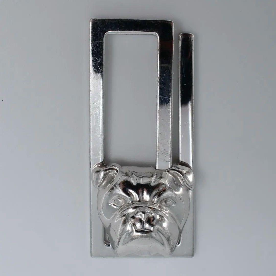 DUNHILL ブルドッグデザイン マネークリップ - メルカリ