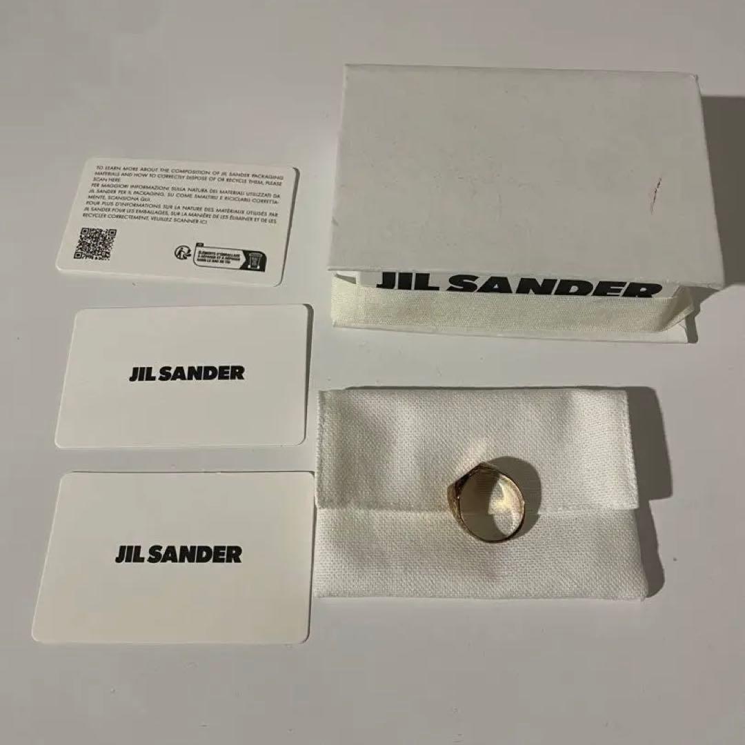 JIL SANDER ゴールド クラシックシュバリエリング 楽天市場】JIL SANDER ジルサンダー リング CLASSIC CHEVALIER RING