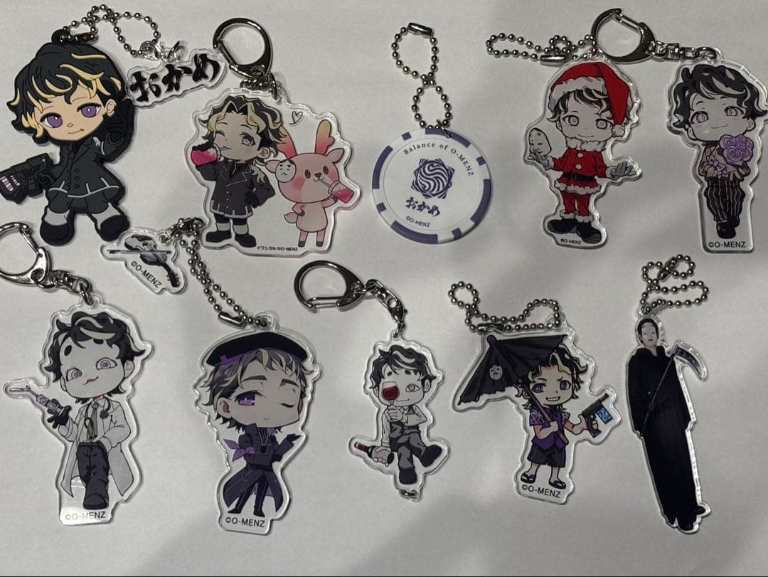 O-MENZ おかめ キーホルダー セット 初のマスコットキーホルダーなど新グッズが追加！O-MENZ全国五大都市
