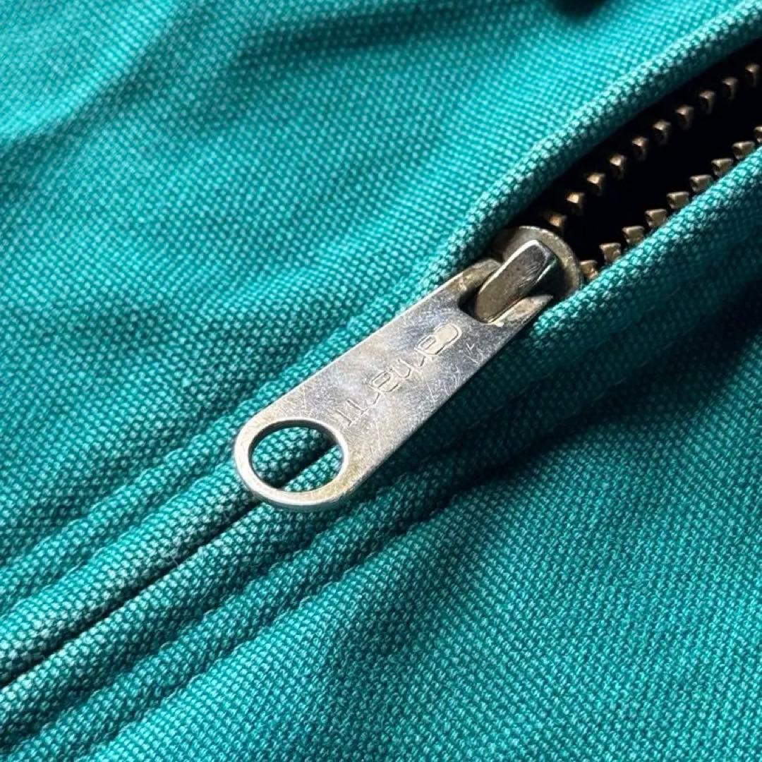 カーハート 星タグ 90s アクティブ ジャケット ターコイズ グリーン