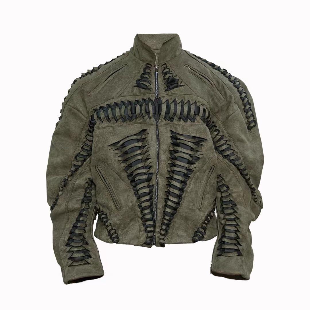 TrendMaybe FOSSIL MOTO JACKET - メルカリ