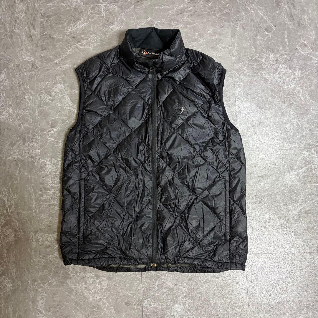 00s 廃盤 名作 moonstone ダイヤキルト ダウンベスト ブラック L