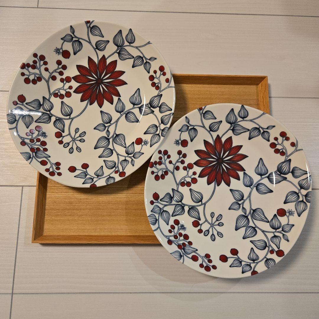 旧ロゴ】ARABIA アラビア ルノ フロストベリー オーバル 2枚セット