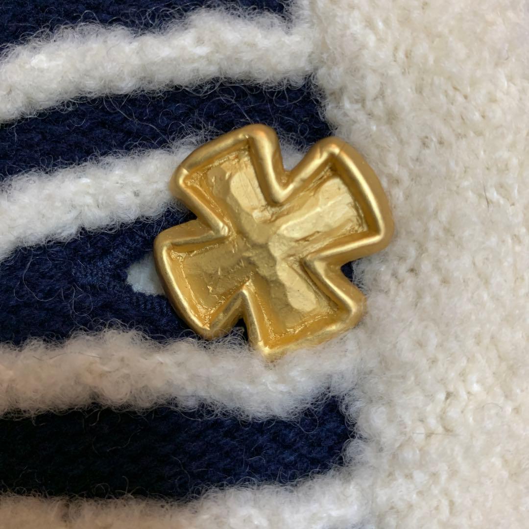 希少ミューゼドウジ マリン超ボーダーニット セットアップ モヘア混