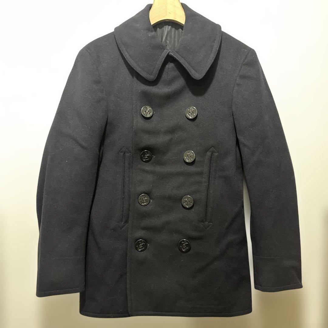 40s US NAVY 10ボタン Pコート WW2 ビンテージ ミリタリー実物 - メルカリ