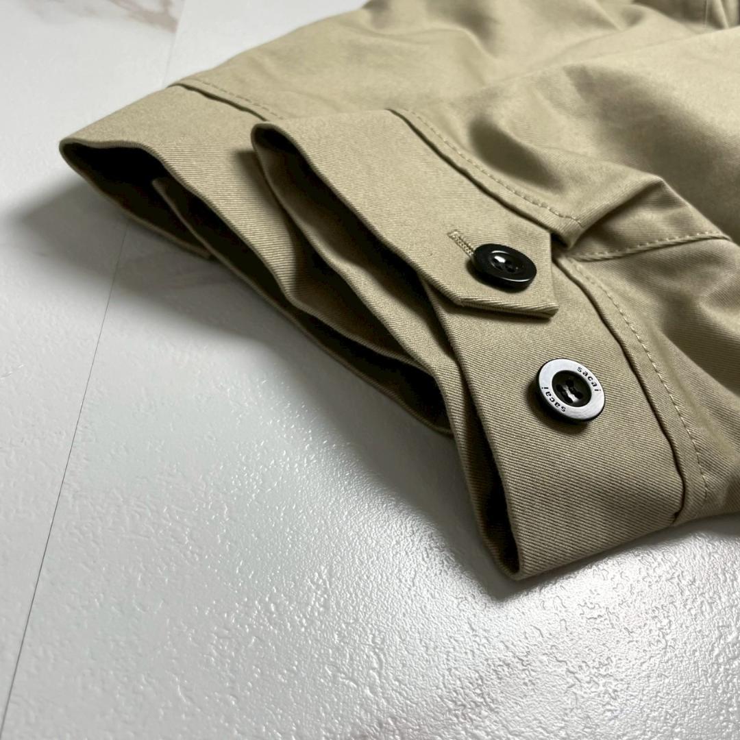 25ss 極美品 sacai Doeskin Mix Jacket ドッキング - メルカリ