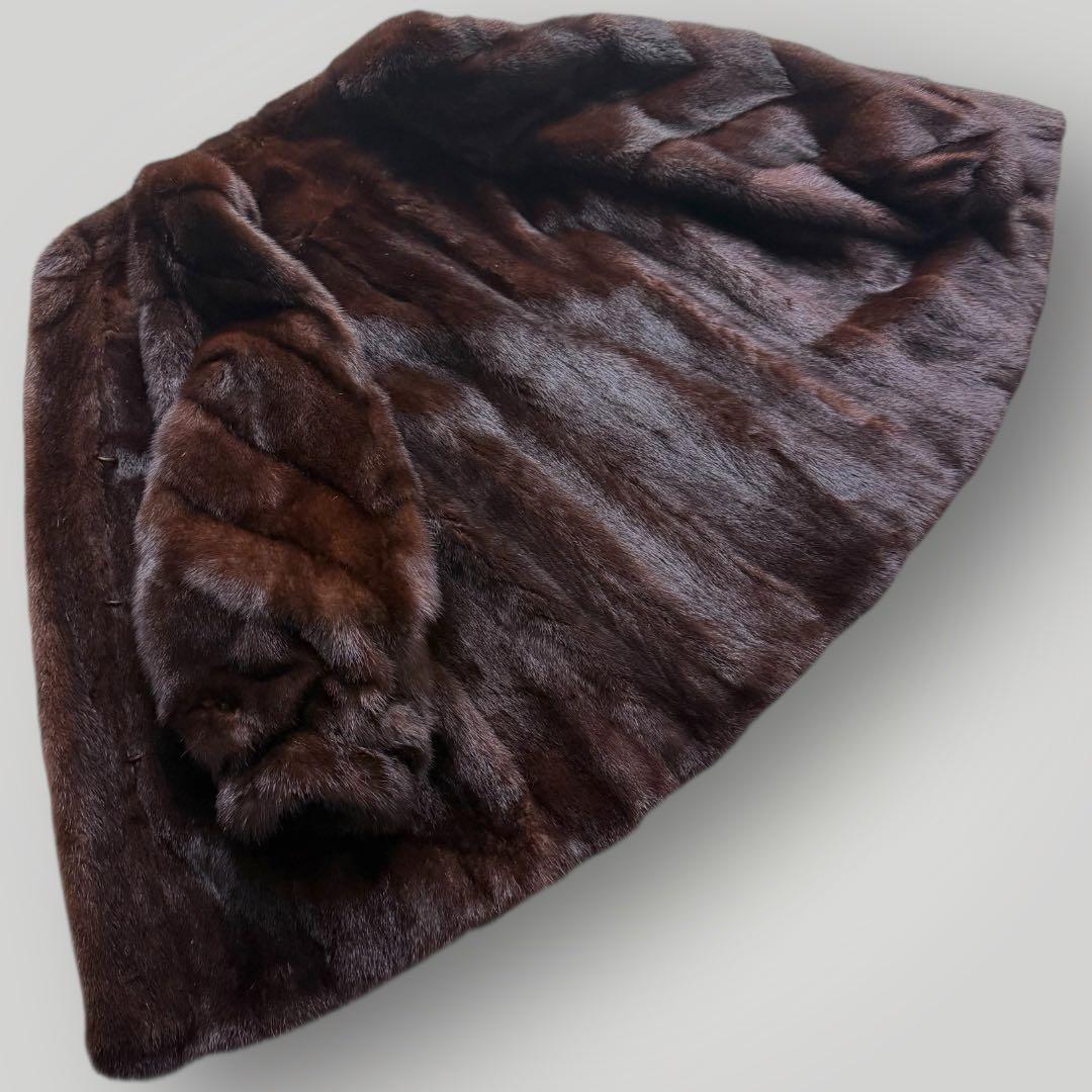 毛皮☆サガミンク MINK ファーコート なめし柔らか◎ 毛艶◎ ふかふか