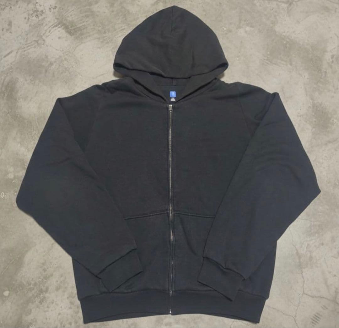 YZY Gap イージーギャップ ブラック フルジップパーカー L - メルカリ