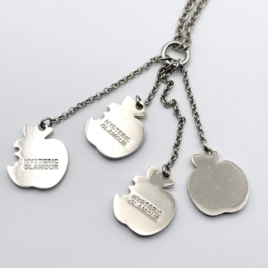 ヒステリックグラマー スカル アップル ネックレス Y2K 希少 美品