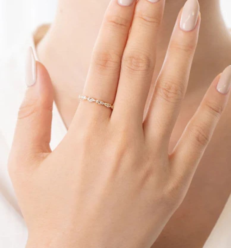 オレフィーチェ バラーレ リング PG 9号 K18 エタニティリング - メルカリ