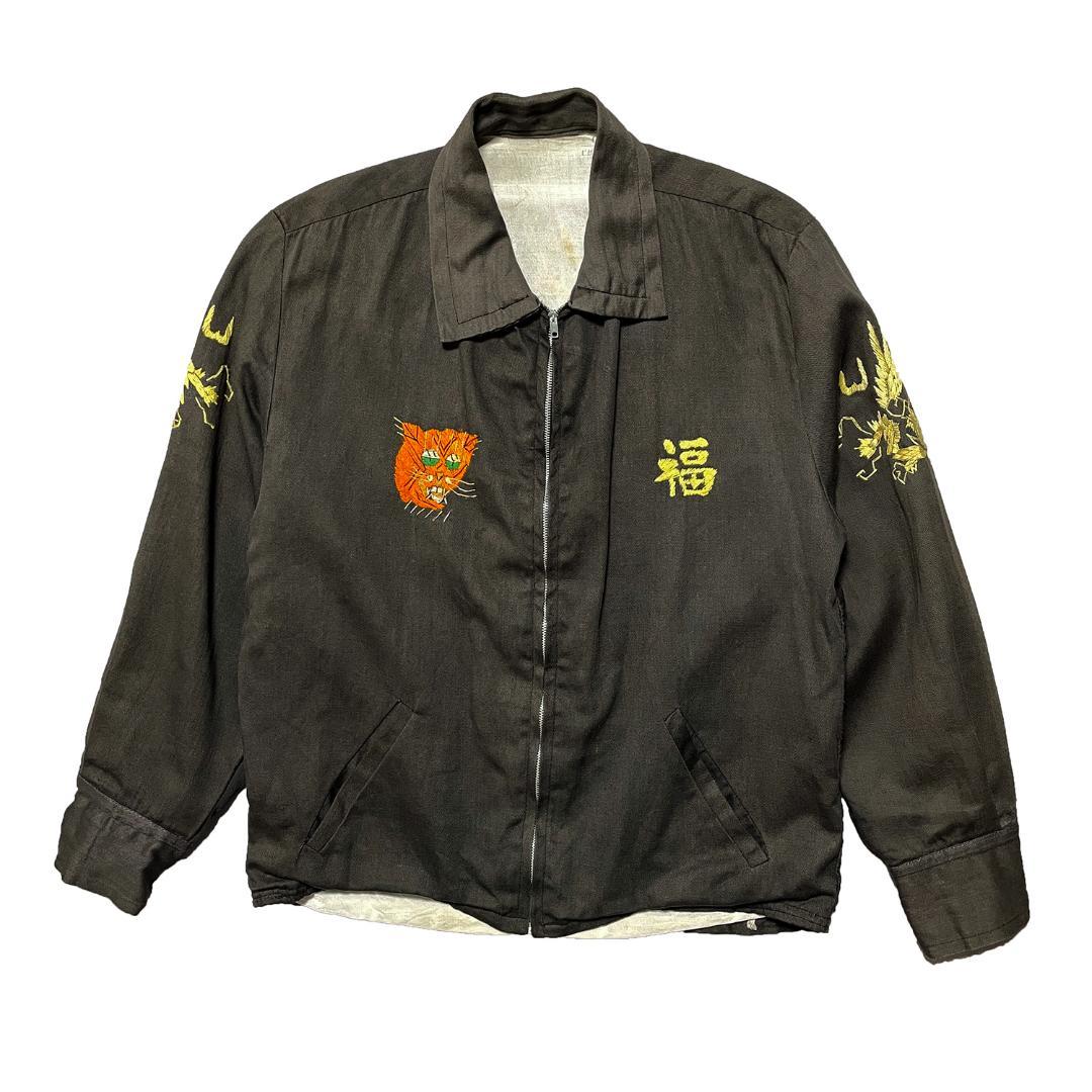古着 60S ヴィンテージ ベトナムジャケット ベトジャン 七色刺繍