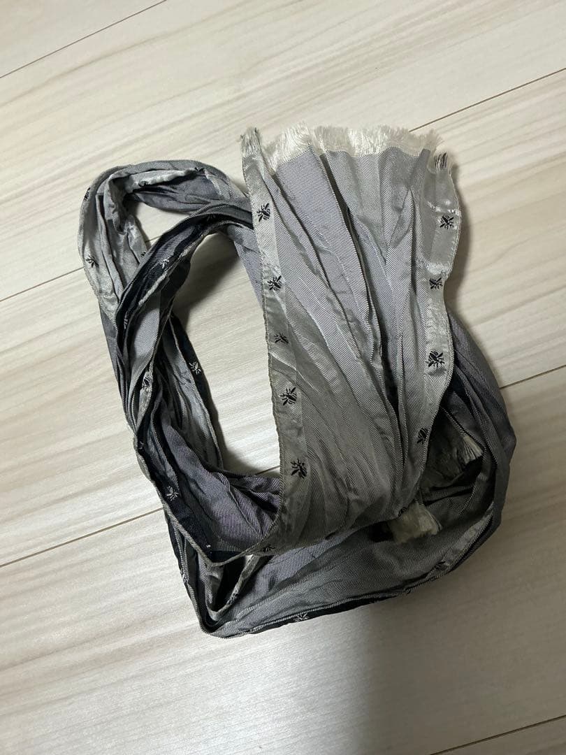 Dior homme シルクストール グレー ファッション メンズ 小物