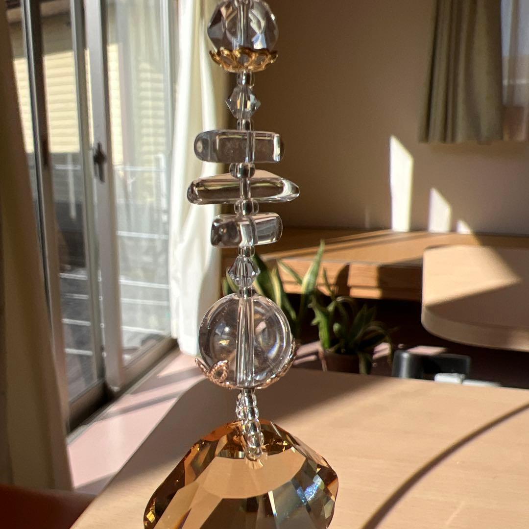 スワロフスキーサンキャッチャー ゴールデンシャドー貝のモチーフと