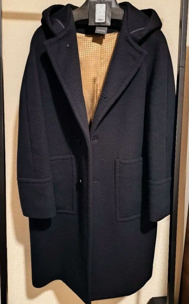 タグ付き極美品】定価10万 DESIGNWORKS ウールロングコート - メルカリ
