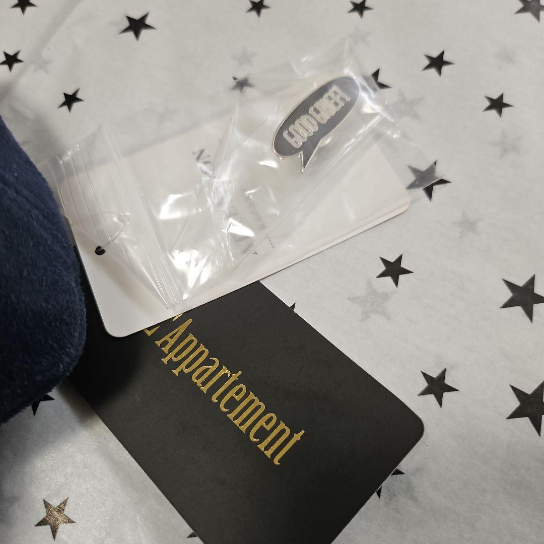 アパルトモン☆ネイビー CA 刺繍 キャップ