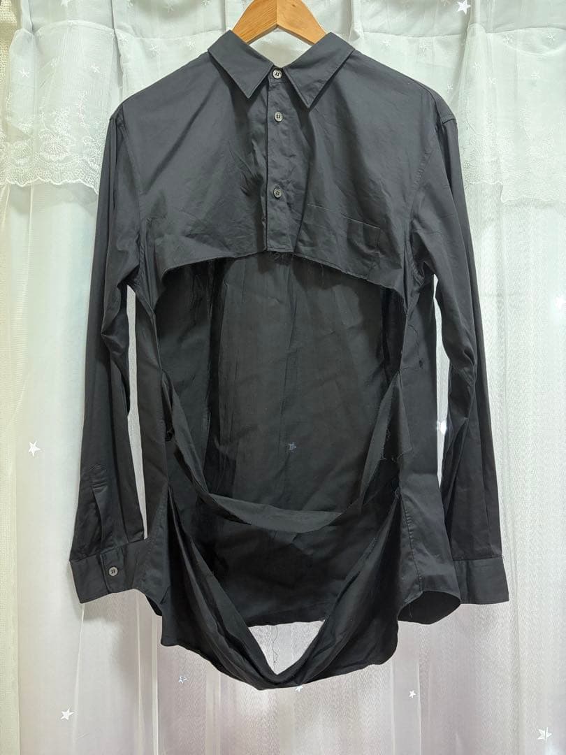 コムデギャルソンオムプリュス 20aw カットオフレイヤードシャツ