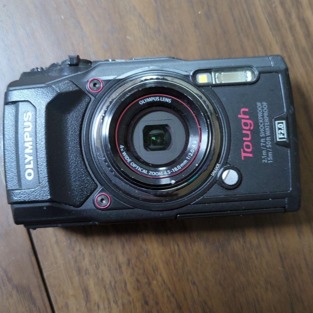 OLYMPUS Tough TG-5 液晶割れ　デジカメ 木道の上に落としたら、液晶のアクリルパネルが割れた。』 オリンパス