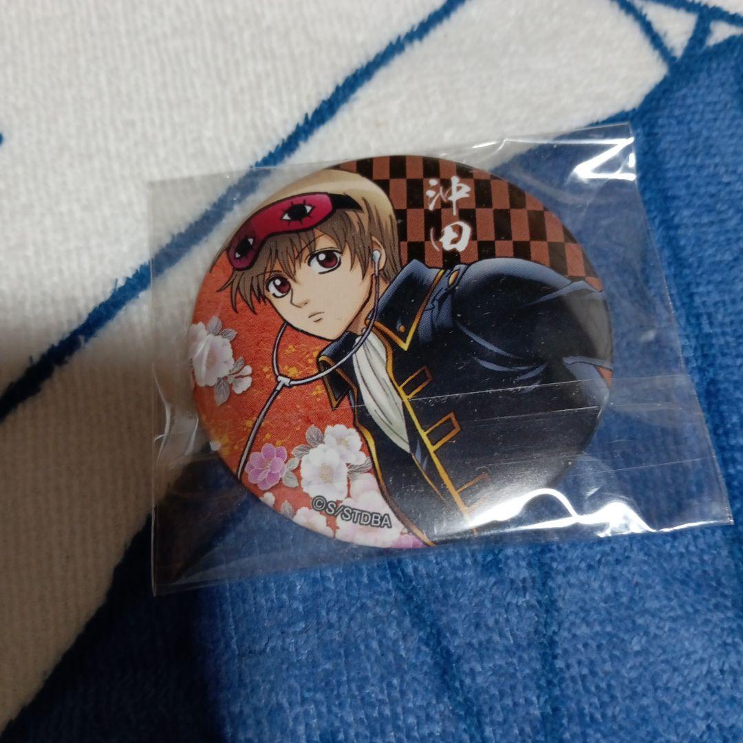 銀魂　沖田総悟　缶バッジ　AnimeJapan2018 描き下ろし 沖田総悟 缶バッジ 屋台食べ歩きVer. [銀魂