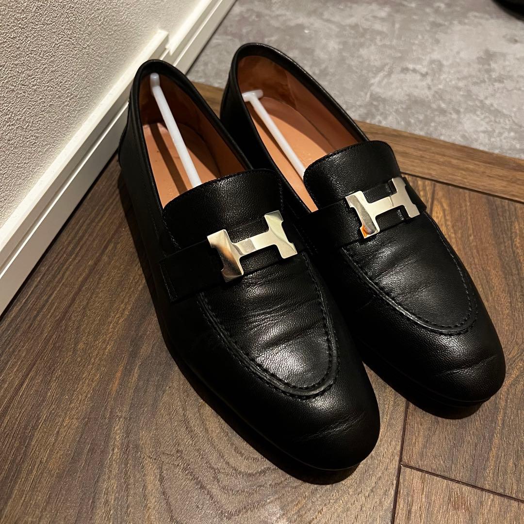 モカシン パリ 37 エルメス - メルカリ