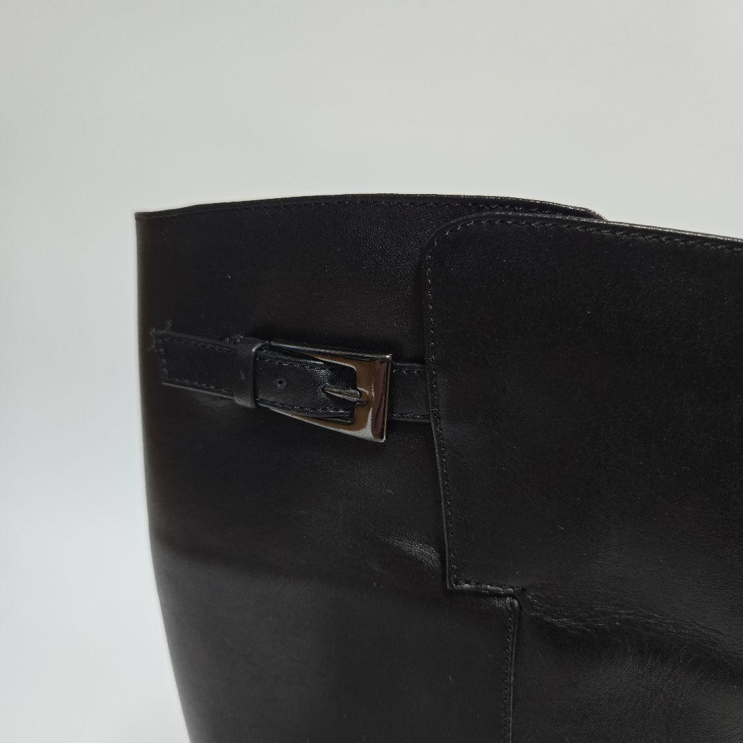 未使用 ASICS WALVAGE　サイドファスナー ロングブーツ 23.5cm