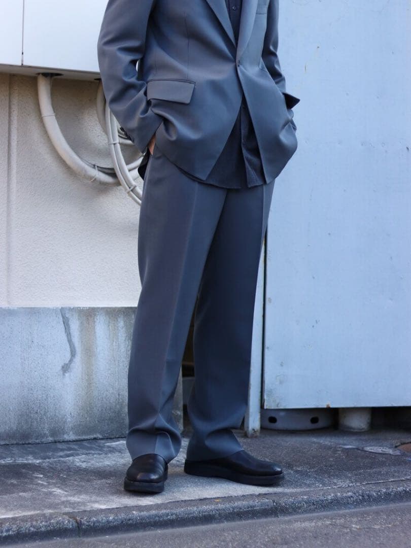 パンツ AURALEE WOOL MAX GABARDINE SLACKS 22aw パンツ / AURALEE / LIGHT WOOL MAX GABARDINE SLACKS / KHAKI | Y