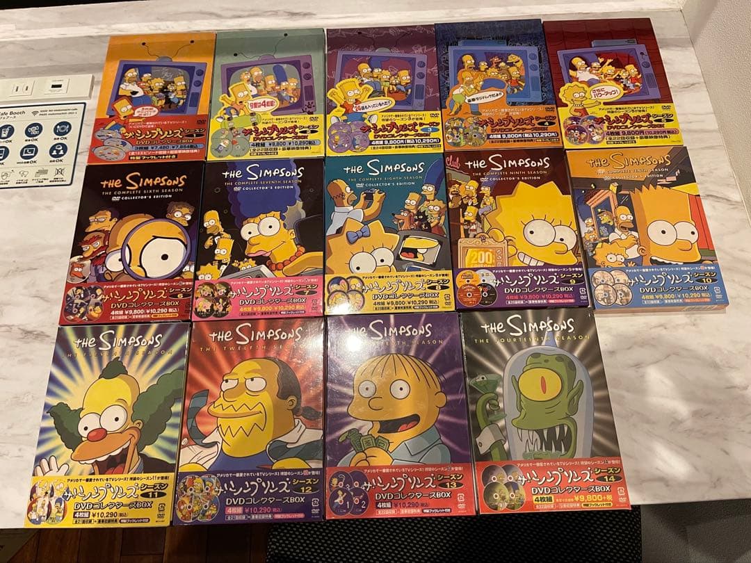 DVD】日本語版 シンプソンズ コレクターズBOX シーズン1〜14-美品ルイ