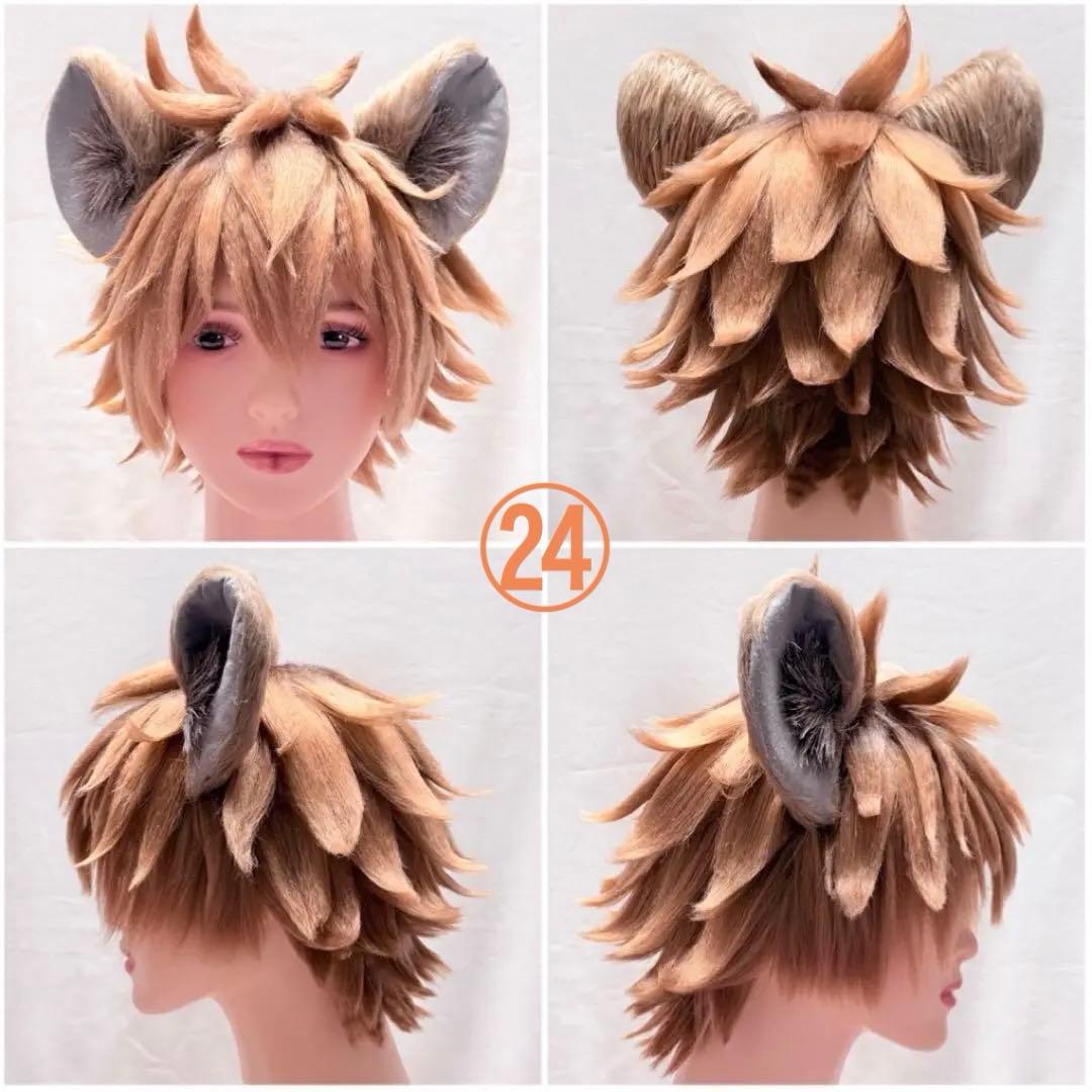 ラギー・ブッチ ウィッグ コスプレ ツイステ つけ耳 尻尾 ㉔ - メルカリ