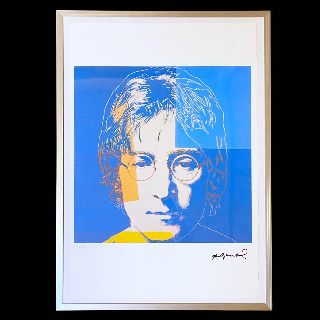【模写】貴重 世界限定100枚 アンディ・ウォーホル ジョン・レノン リトグラフ 美品】アンディ・ウォーホル JOHN LENNON ジョンレノン リトグラフ