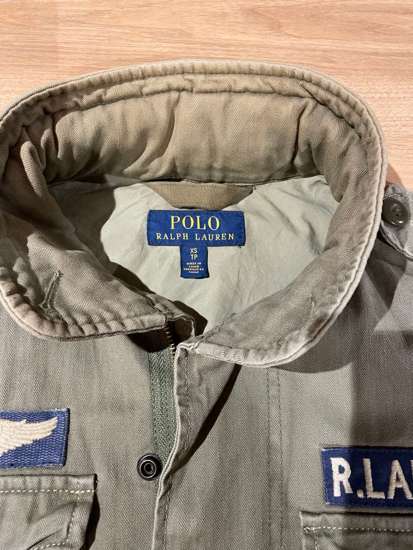 希少XS！名作 ポロ ラルフローレンM-65 フィールドジャケット ワッペン