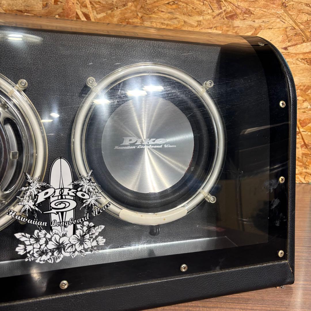 車が震える爆音・音圧☆PIKO☆アンプ内蔵・大型ツインウーハー - メルカリ