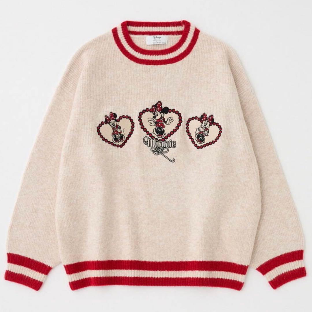 MD X'mas KNIT MINNIEニット ミニー マウジー 白 ホワイト - メルカリ