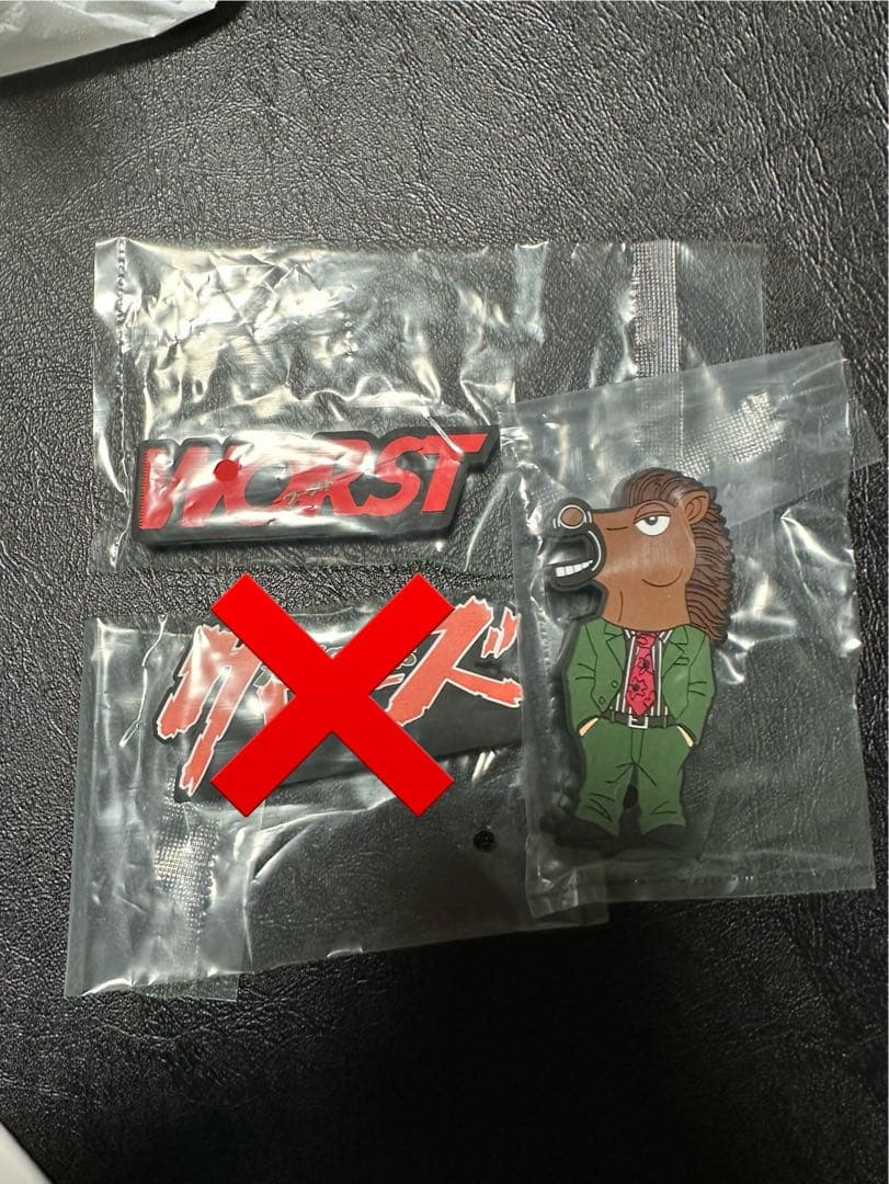 クローズ 一番くじ 花澤三郎 フィギュア 鈴蘭校章バッジ WORSTロゴ