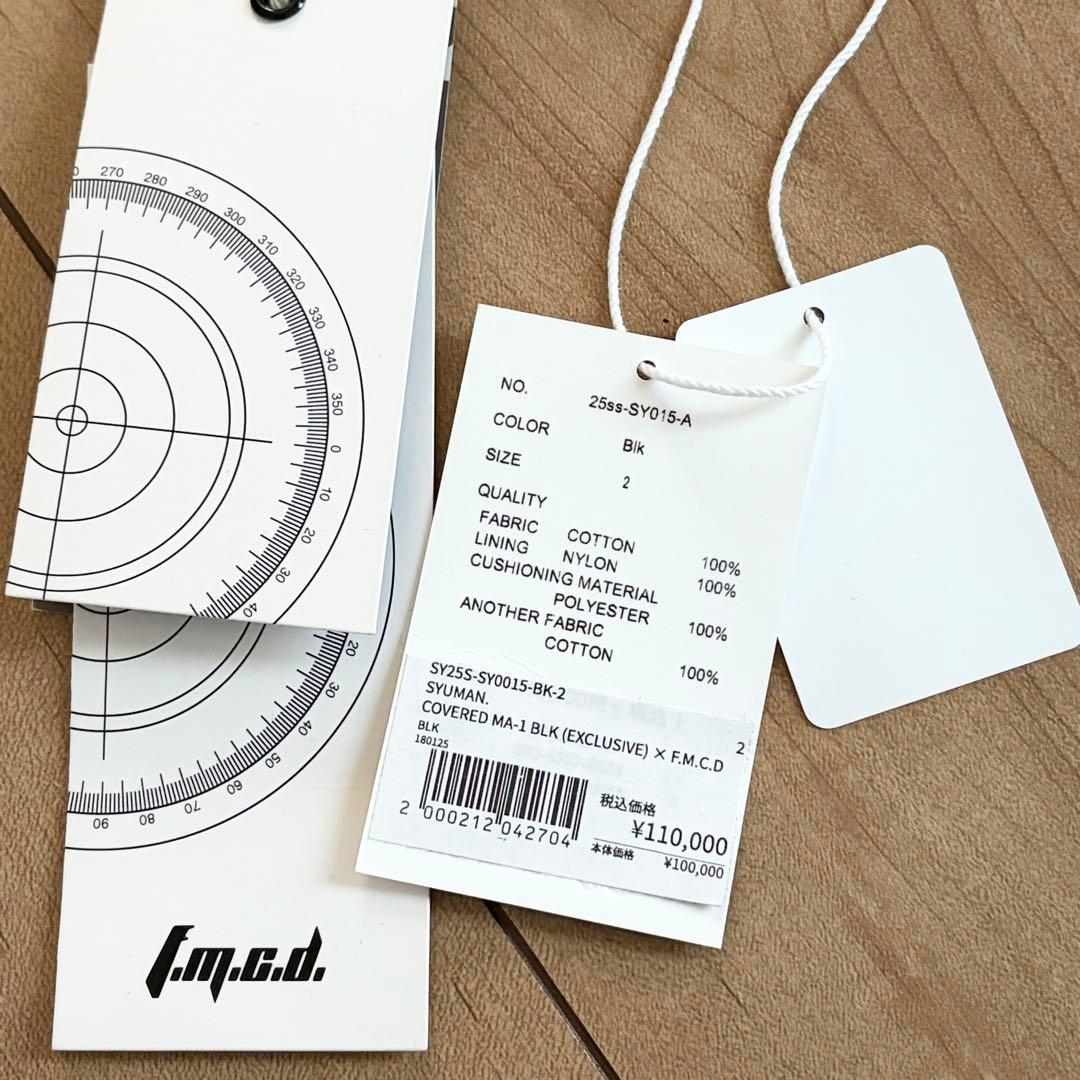 SYUMAN F.M.C.D シュウマン MA-1 Jacket MA1 黒 L - メルカリ